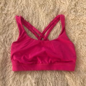 Lululemon Energy Sports Bra | Hot Pink | Size 6
